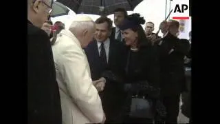 POLAND: POPE JOHN PAUL II ARRIVES FOR 11 DAY VISIT