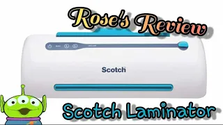 Unboxing and Tutorial ~ Scotch Pro Thermal Laminator | Rose's Review