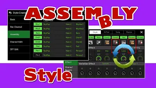 Style Assembly in Style Creator - copy Intro from one Style to another - Genos, Tyros, PSR S, PSR SX