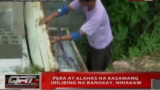 QRT: Pera at alahas na kasamang inilibing ng bangkay, ninakaw