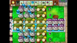 300+ Flags | *BEST* Setup + Strategy in Plants vs. Zombies Survival Endless