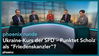 phoenix runde: Ukraine-Kurs der SPD – Punktet Scholz als "Friedenskanzler"?