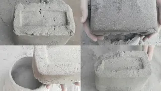 ASMR pure sand dusty dry floor crumbling+Upside down clay pot crumbles👌delicious satisfying treat