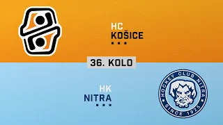 36.kolo HC Košice - HK Nitra HIGHLIGHTS