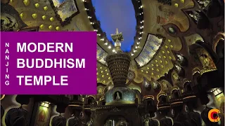 4k - Modern Buddhism Temple - Nanjing - walk through