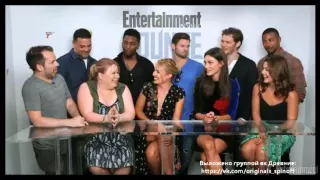 THE ORIGINALS cast interview for Intertainment Weekly Comic Con 2015