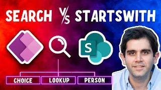 Power Apps Search Vs StartsWith in SharePoint Lists | Delegable Function Selection for Search