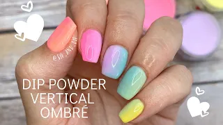 DIY Dip Powder Vertical Ombré | Revel Nail | Bright Summer Nails