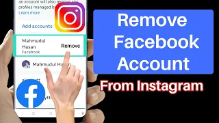 How To Remove Facebook Account From Instagram (2023) | Remove Facebook Account From Instagram