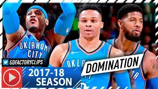 Russell Westbrook, Paul George & Carmelo Anthony BIG 3 Highlights vs Cavaliers (2018.01.20) - EPIC!