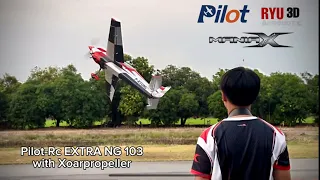 Relax flight with Pilot-RC EXTRA NG 103”with Xoar propeller with its strength and perfection