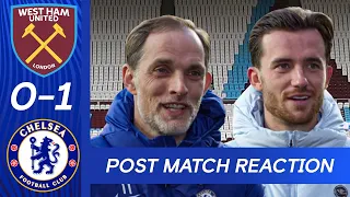 Tuchel & Chilwell React To Crucial Win | West Ham 0-1 Chelsea | Premier League | Post Match Reaction