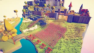 250x GREEK ARMY SIEGE ENEMY CASTLE - Totally Accurate Battle Simulator TABS