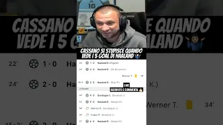 Cassano alla Bobo TV si meraviglia di Haaland e dei suoi 5 gol in Champions in 60 minuti #shorts