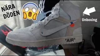 VLOGG: Nära döden upplevelse + Air Jordan 1 x Off White  Unboxing