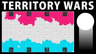 Marble Territory Wars - 4 vs 4 Squads 【 Algodoo 】