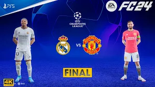 FC 24 - Real Madrid Vs Manchester United - Ft. Mbappe - Champions League Final | PS5™ [4K60]