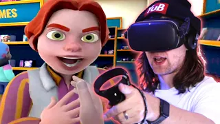 roasting this loser in VR