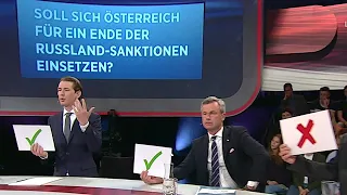 26.09.2019 - ORF-Elefantenrunde - Diskussion der Spitzenkandidaten - Nationalratswahl Österreich