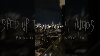 Sped Up Tiktok Audios ♡ (Bring it Back - Travis Porter)