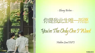 [Hanzi/Pinyin/English/Indo] Zhang Bichen  - 你是我此生唯一所愿 You're The Only One I Want  [Hidden Love OST]