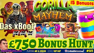 *Epic* £750 SLOTS BONUS HUNT - Gorilla Mayhem, Das xBoot, Masters of Valhalla & more.