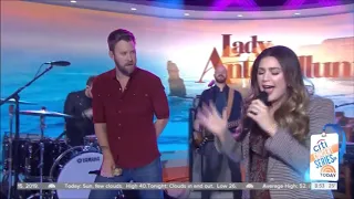 Lady Antebellum sings "What If I Never Get Over You" live concert performance; Ocean Nov 2019 HD