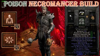 Diablo II Resurrected - Poison Necromancer Build (Farm Monters Good)