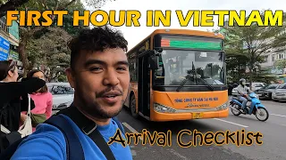 A Guide to Your First Hour in Hanoi, Vietnam