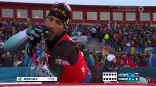 Biathlon WM - " Verfolgung Herren " - Östersund 2019 / Pursuit Men