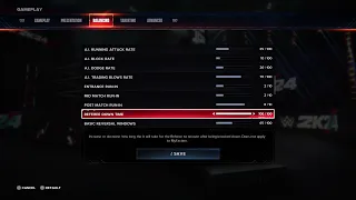 WWE 2K24 | Realistic Gameplay Sliders (Player vs AI) V1.5