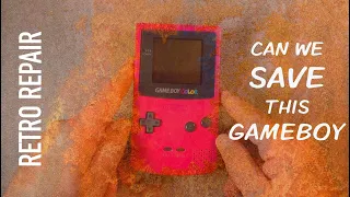 Badly corroded GameBoy Color