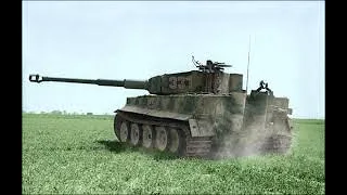 Fury (2014) The Tiger 1 German Heavy Tank that Mounted the 88mm KwK 36 Gun Vs. 4 Sherman Tanks HD