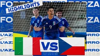 Highlights: Italia-Repubblica Ceca 6-5 | Futsal | Qualificazioni FIFA Futsal World Cup 2024