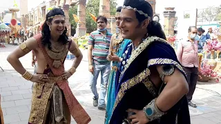 offscreen masti  , radhakrishn shooting time