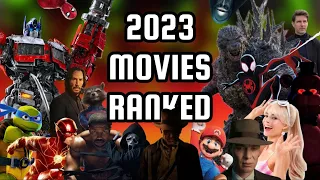 Ranking every 2023 movie I saw this year…