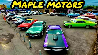 Classic Car Lot Inventory Walk Maple Motors 8/28/23 Hotrods Vintage Oldschool American Rides USA