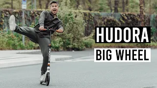 HUDORA Big Wheel Air 230 | ohne Strom, sicher ans Ziel kommen mit dem Tret-Roller