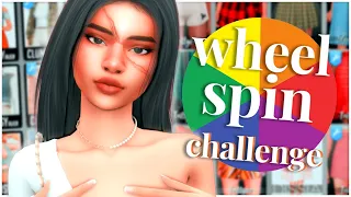 Spinning a Wheel Decides My Sim (and she's perfect??) ✨ | The Sims 4 CAS Challenge