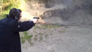 David Crane Fires Full-Auto Glock 22 (G22) .40 S&W Pistol with STS Arms Select-Fire Backplate 2