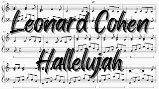 Hallelujah - Leonard Cohen - Video Score