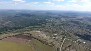 Граница Слобожанщины с Донбассом,Луганская область,Украина, высота 500 метров