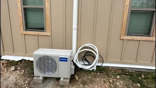 How To DIY Install A 12,000btu Mr. Cool AC/Heat Pump Fast