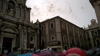 Festa di S. Agata - Catania - 6 Febbraio 2017 - Il rientro in Cattedrale dal giro interno