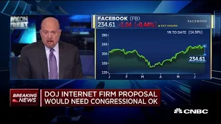 Jim Cramer on DOJ proposal to limit Big Tech protections: It's an interesting moment for Facebook