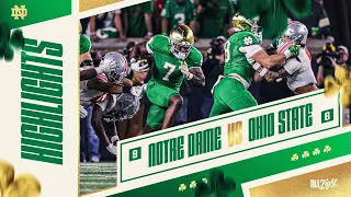 Irish Fall By Inches To Buckeyes | Highlights vs Ohio State | Notre Dame Football