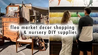 flea market decor shopping & gathering DIY supplies | XO, MaCenna Vlogs