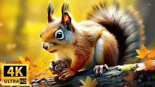 Cute Baby Animals 4K ~ Relaxing Music That the Heart and Blood Vessels • Gentle Music, Deep Healing