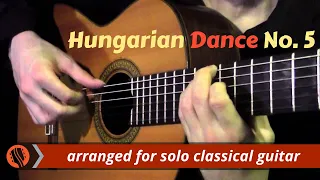 Hungarian Dance No. 5 by J. Brahms (classical guitar arrangement by Emre Sabuncuoğlu)