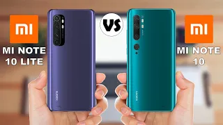 Xiaomi Mi Note 10 Lite vs Xiaomi Mi Note 10